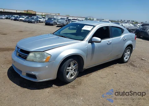 2012 Dodge Avenger Sxt z USA, uszkodzony, nr VIN 1C3CDZCB4CN186818